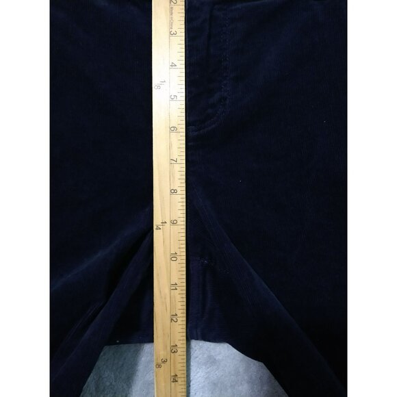 Talbots Pants Womens 18W Petite Black Corduroy Signature Boot Mid Rise Stretch - Picture 4 of 10